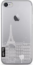 Casetastic Softcover Apple iPhone 7 / 8 - Paris City Houses White