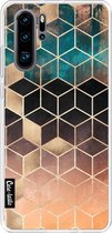 Casetastic Huawei P30 Pro Hoesje - Softcover Hoesje met Design - Ombre Dream Cubes Print