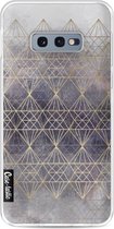 Casetastic Samsung Galaxy S10e Hoesje - Softcover Hoesje met Design - Cold Diamonds Print