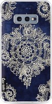 Casetastic Samsung Galaxy S10e Hoesje - Softcover Hoesje met Design - Deep Indigo Ink Print