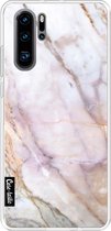 Casetastic Huawei P30 Pro Hoesje - Softcover Hoesje met Design - Pink Marble Print