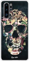 Casetastic Huawei P30 Pro Hoesje - Softcover Hoesje met Design - Vintage Skull Print