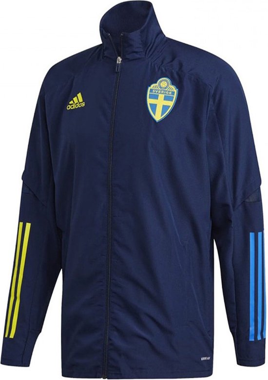 adidas Zweden Trainingsjack EK2020 Heren - Blauw - Maat M