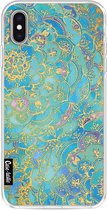 Casetastic Apple iPhone XS Max Hoesje - Softcover Hoesje met Design - Sapphire Mandala Print