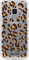 Casetastic Design Hoesje voor Samsung Galaxy S9 - Hard Case - Leopard Print Print