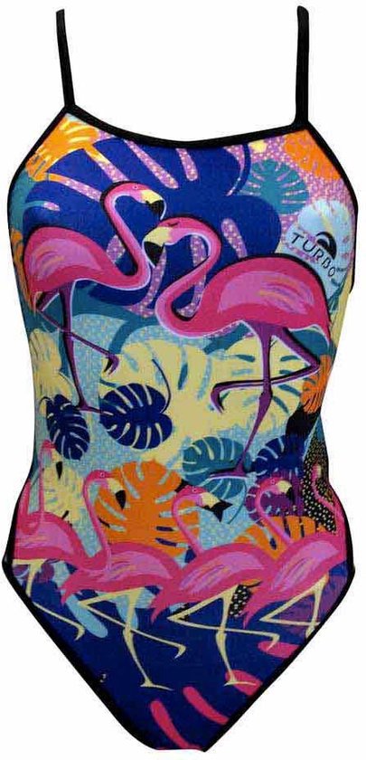 Turbo Flamingo Zwempak Veelkleurig 2XL Vrouw