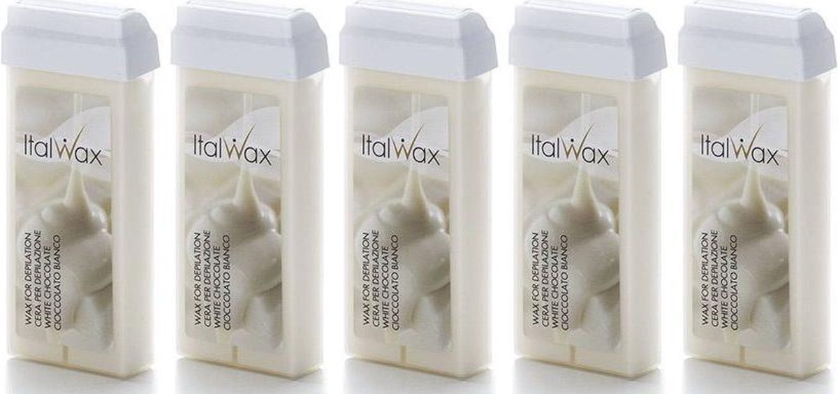 ItalWax 5x Harspatroon witte chocolade 100 ml
