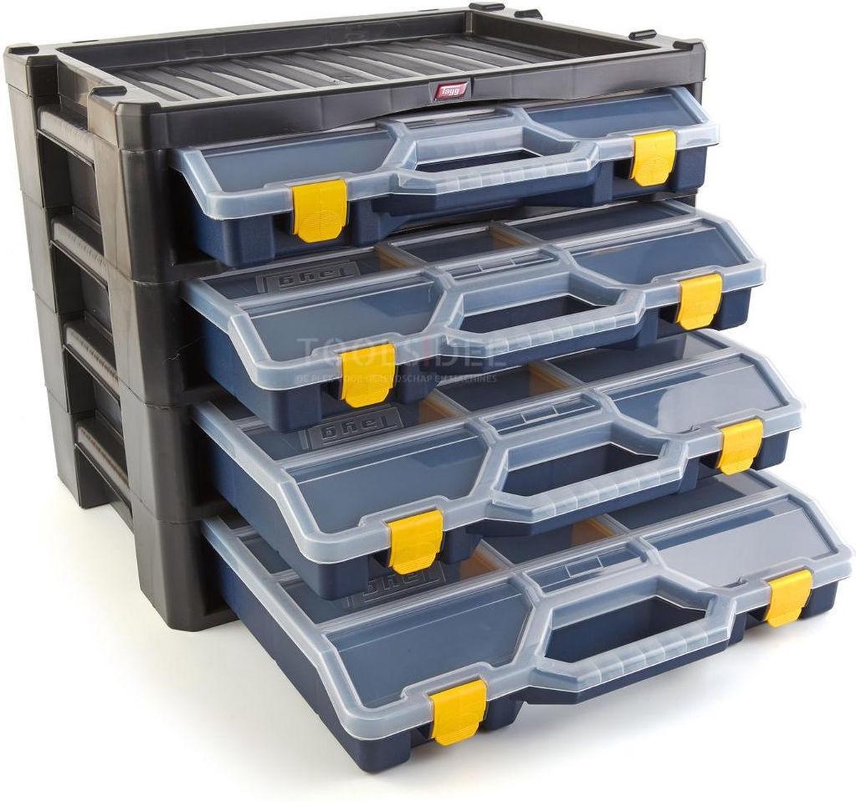 Tayg Assortimentsdoos / Multibox 3 Blauw