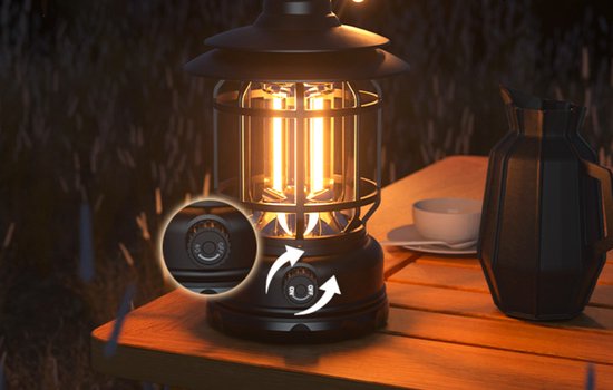 Superfire Camping Lamp Oplaadbaar Usb Met Batterij Draagbare Kampeerlamp, Tentlamp, Vislamp, voor buiten T51, USB-C van SUPERFIRE — afbeelding 4