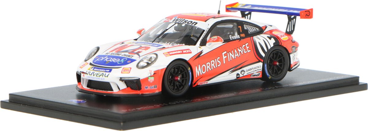 Porsche 911 GT3 Cup Spark Models Modelauto 1:43 2018 Jaxon Evans AS032 Schaalmodel