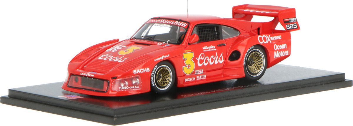 Porsche 935 M16 Spark Models Modelauto 1:43 1980 Jim Busby Jim Busby US095 Sears Point 100 Miles
