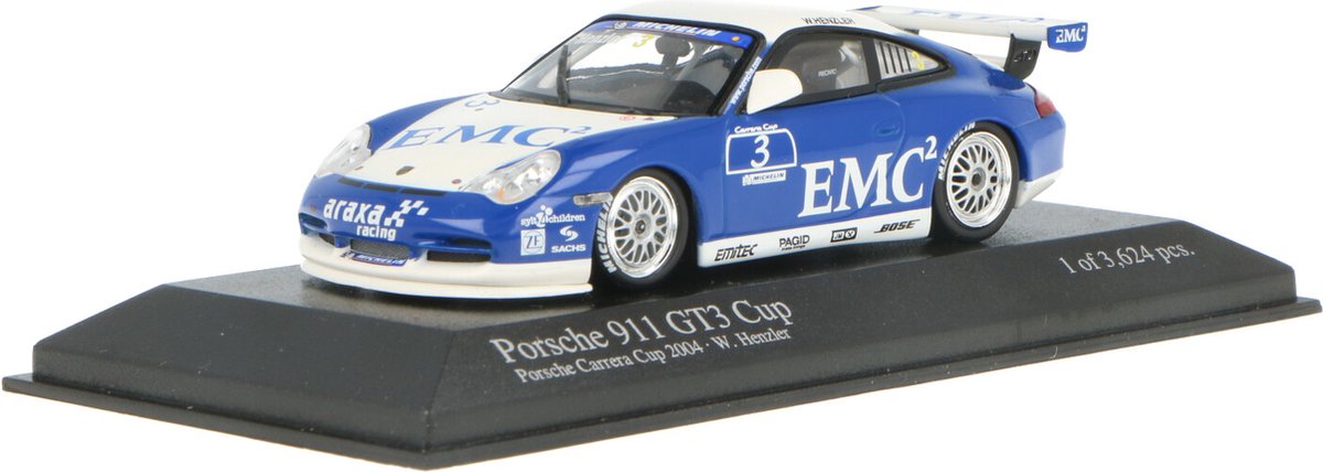 Porsche 911 GT3 Cup EMC Araxa Racing #3 Porsche Carrera Cup 2004 - 1:43 - Minichamps