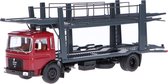 M.A.N. F7 Autotransporter + trailer - Ixo miniatuur vrachtwagen  1:43