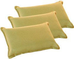 Zeem spons - 3x - 13 x 9 x 4 cm - schoonmaakspons - Ramenlappen krasvrij en streeploos resultaat