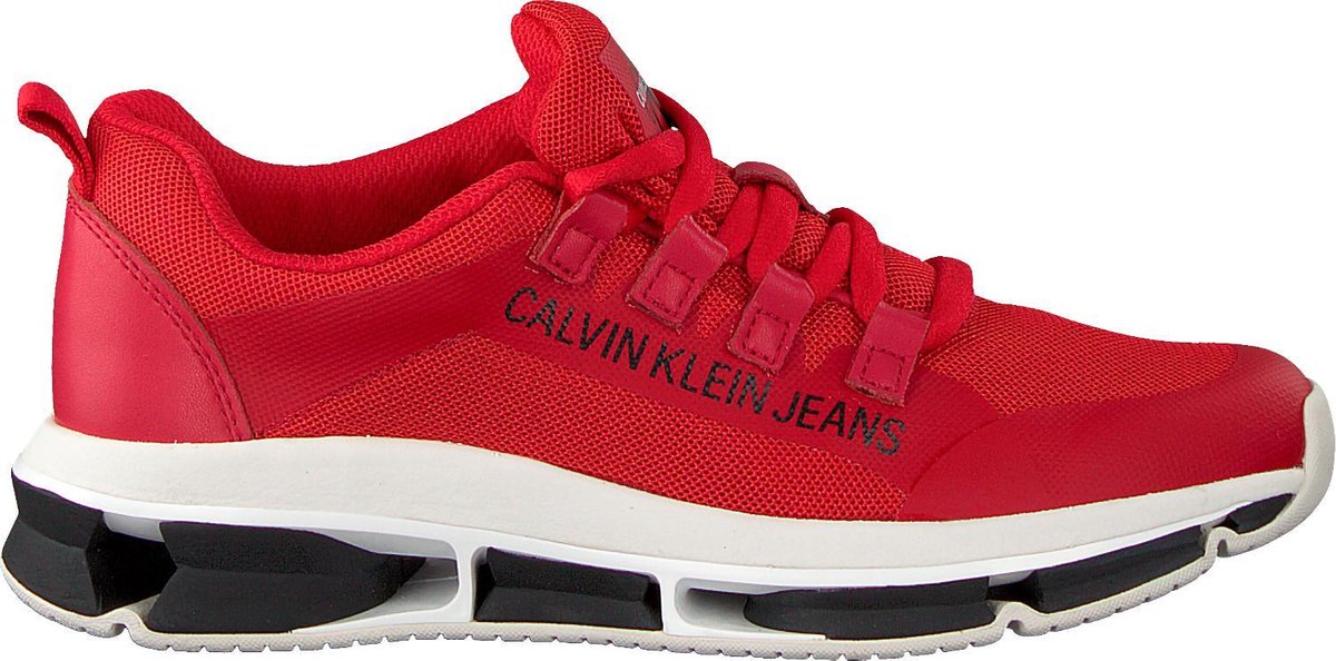 Calvin Klein Dames Sneakers Lolas - Rood | bol.com