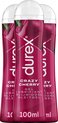Durex Glijmiddel Crazy Cherry - Kers - waterbasis - 100ML x3
