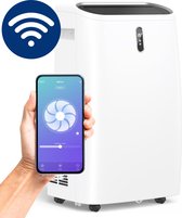 BluMill Smart Airco - Mobiele Airco - Met Wifi - 12000 BTU - Airconditioning - Geschikt voor Ontvochtiging - Inclusief Wieltjes - incl. Raamafdichting Kit