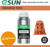 eSun - Water Washable Precision Resin, Orange Red – 0.5kg