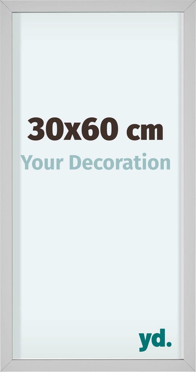 yd. Your Decoration - Fotolijst 30x60 cm - Aluminium - Wit - Virginia