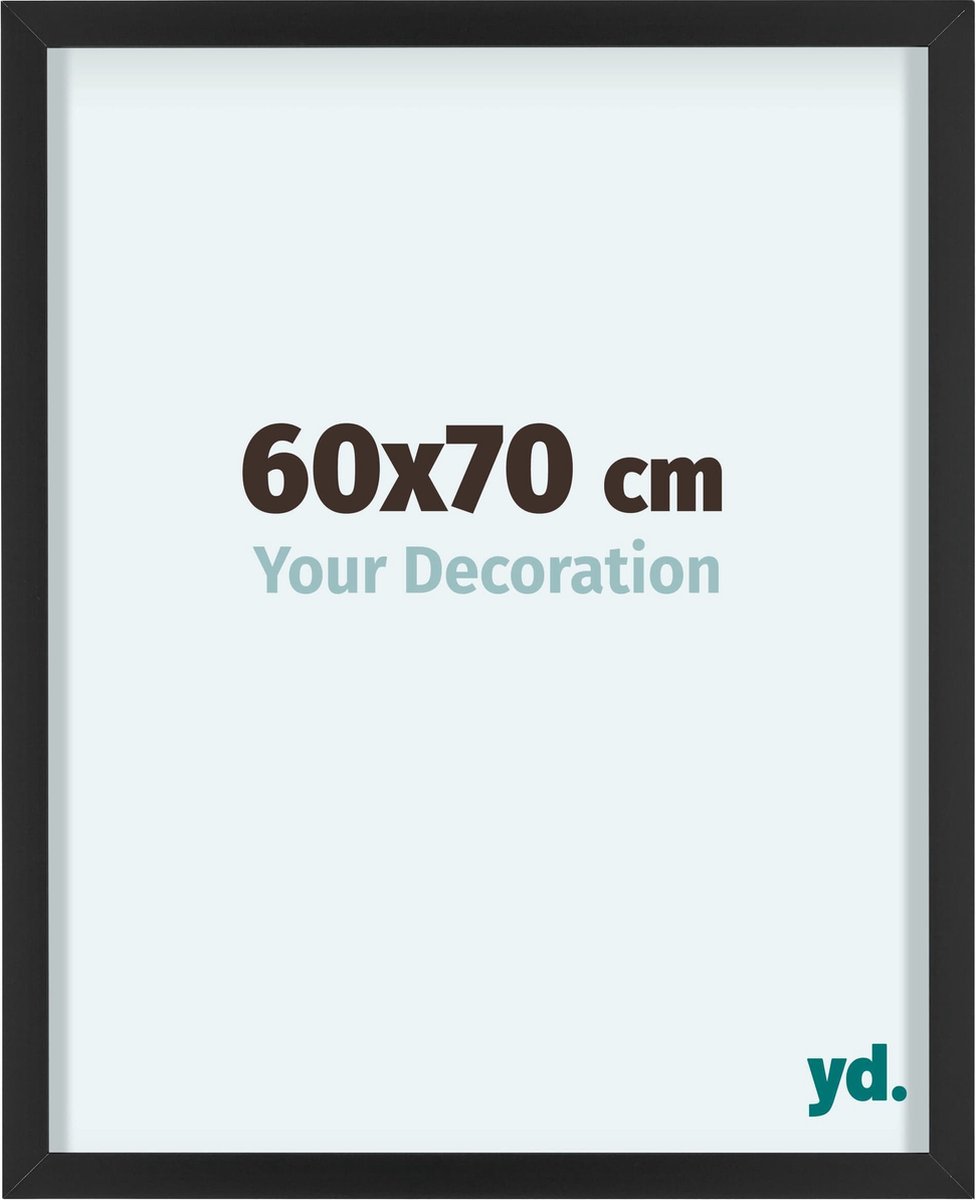 yd. Your Decoration - Fotolijst 60x70 cm - Aluminium - Zwart - Virginia
