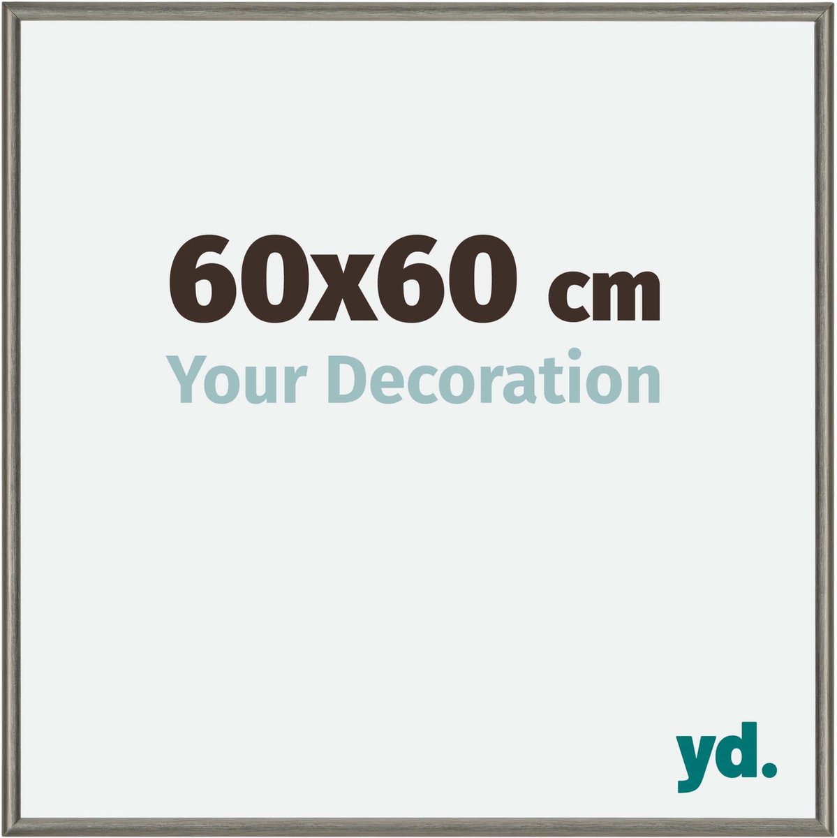 yd. Your Decoration - Fotolijst 60x60 cm - Aluminium - Mercury Structuur - New York