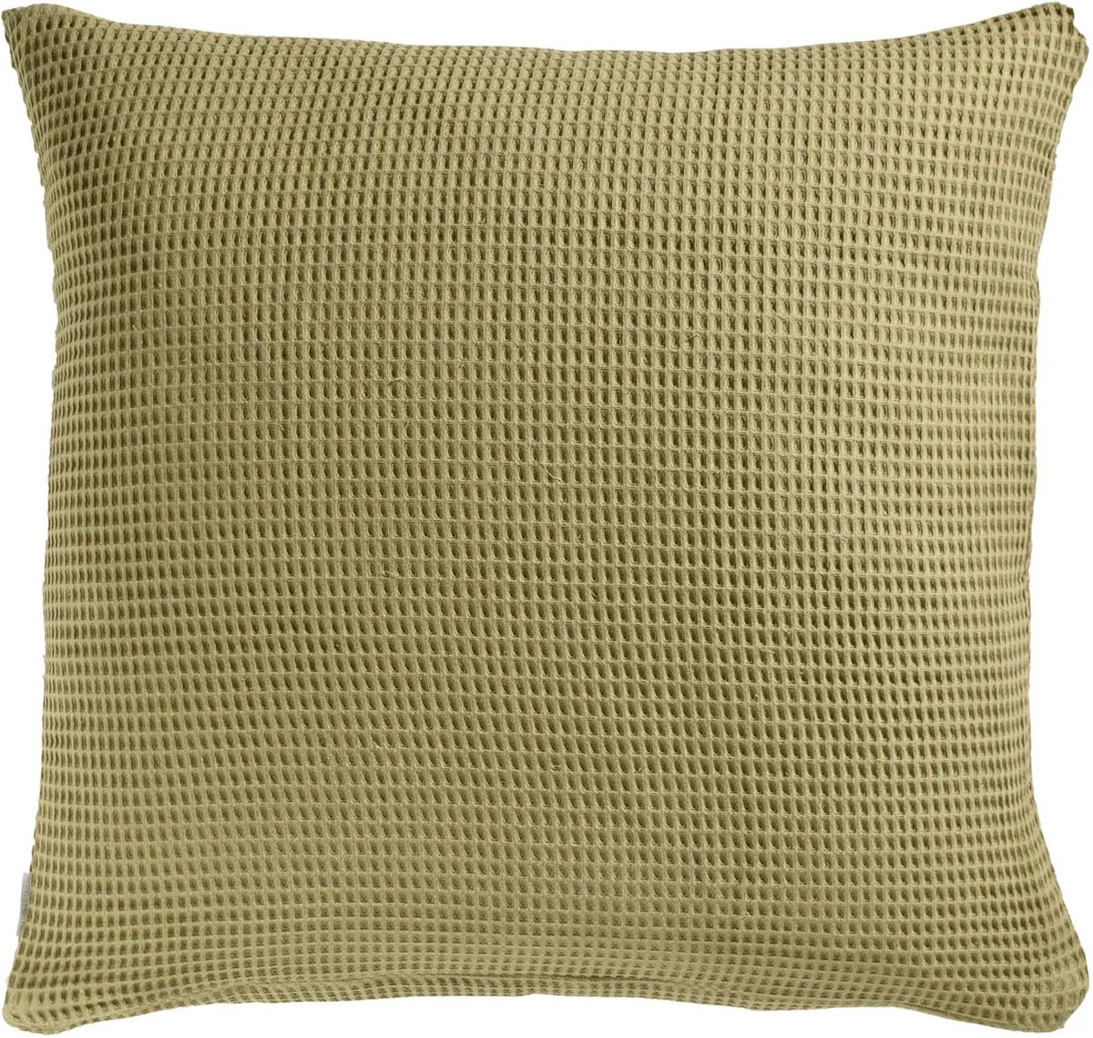 Heckett & Lane Wafel Kussensloop Katoen -50x50cm- Olive Green