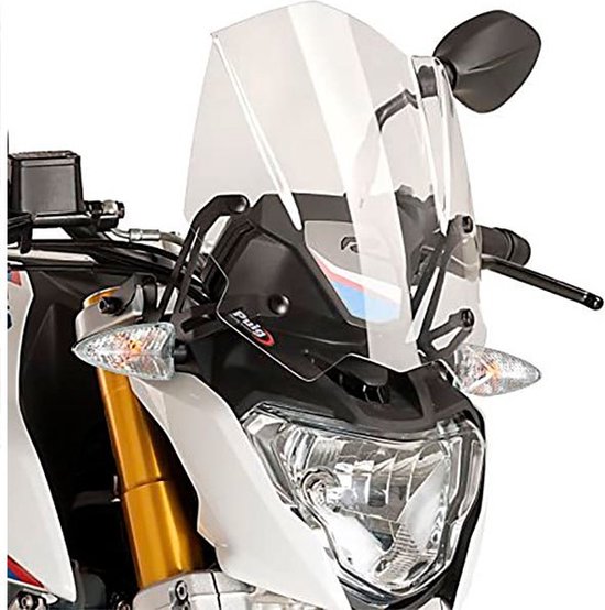 Carenabris Puig 6886h Fumée Pour Peugeot Kisbee - Protection Contre Le Vent Et Le Froid - Polycarbonate 3 Mm