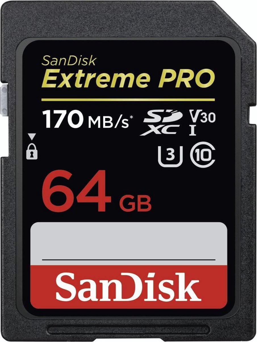 SanDisk SDXC Extreme Pro 64GB 170MB/s