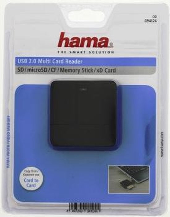 Hama Multi Cardreader All In One Zwart