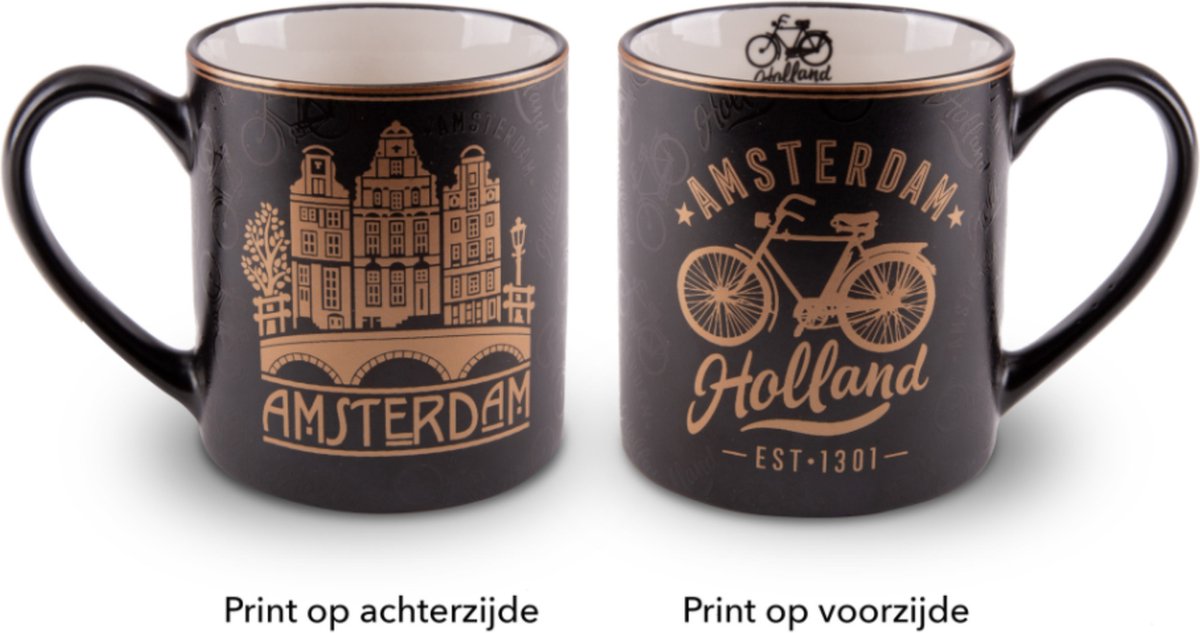 Mug 500 ml - Mug XL - grand mug - cadeaux hollandais - souvenir Holland -  typiquement