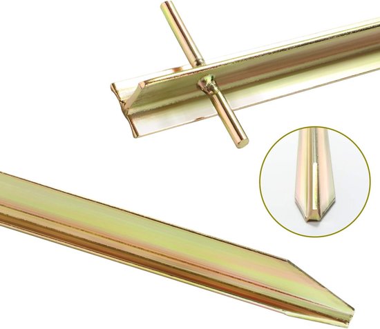 Piquets de tente en acier – 17,8 cm – Vrac