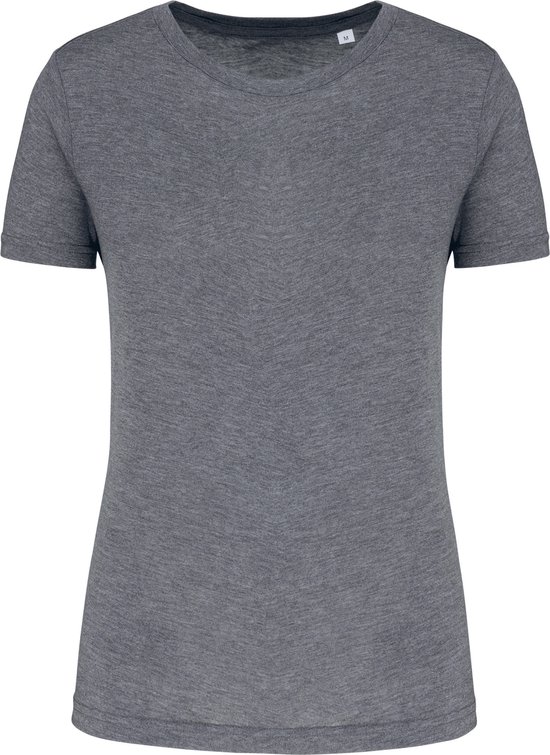Damessport-T-shirt triblend met ronde hals 'Proact' Grey Heather - S