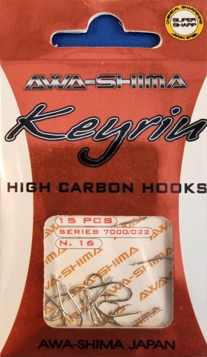 Awa shima vis haakjes n. 16 - 15 stuks in zakje