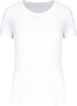 Damessport-T-shirt triblend met ronde hals 'Proact' White - L