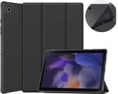 Fonu Smart Folio hoes Geschikt Voor Geschikt Voor Samsung Tab A8 - 10.5 inch - Zwart