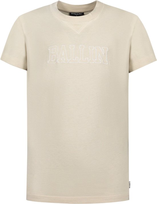 Ballin Amsterdam - Jongens Relaxed Fit T-shirt - Bruin - Maat 128