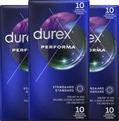 Durex Condooms - Performa met vertragend effect 10st x3 - Voordeelverpakking