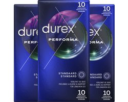 Durex Condooms - Performa met vertragend effect 10st x3 - Voordeelverpakking