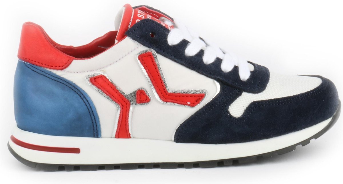 HIP H1841 Sneakers Rood/Wit/Blauw | bol.com