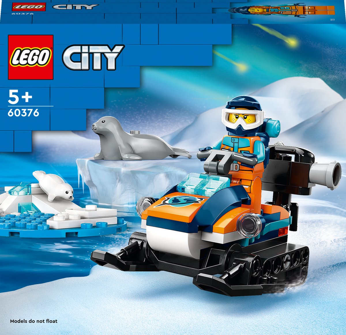 Kit de motoneige LEGO City pour l'exploration polaire - 60376 | bol.com