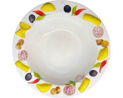 Pastabord diep reliëf pasta pepers 26 x 26 cm | EWP501 | Piccobella
