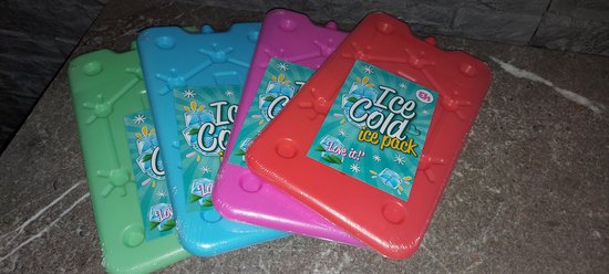 Gekleurde koel elementen, Grote koelelementen, Set 4 stuks elementen voor in koelbox, van Travellife — afbeelding 2