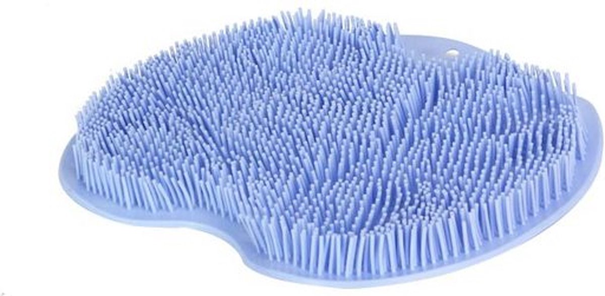 Goedkoopste Rugscrubber douche - blauw - rug borstel - siliconen - zelfklevend - voeten borstel - badkamer