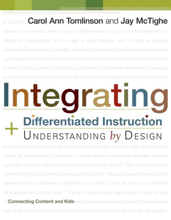 Integrating Differentiated Instruction and Understanding by  ... - cover