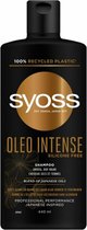 Syoss Oleo Intense Shampoo - 3 x 440 ml - Voordeelverakking