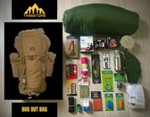 Noodpakket - Survival kit - Rampenrugzak - Overlevingspakket - Bug Out Bag - Noodrugzak - Outdoor Survival - Urban Survival - Prepper - Emergency Kit - Coyote Bruin