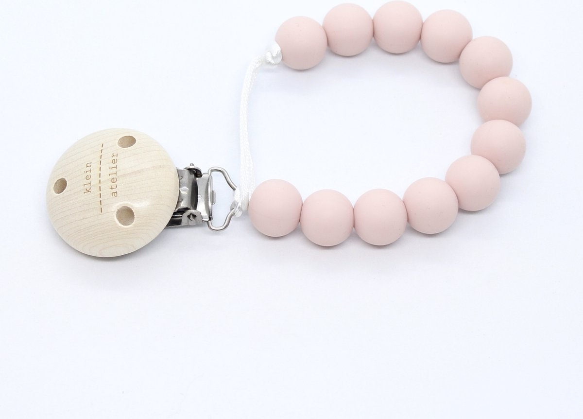 Goedkoopste Fopspeenketting uni-color blush