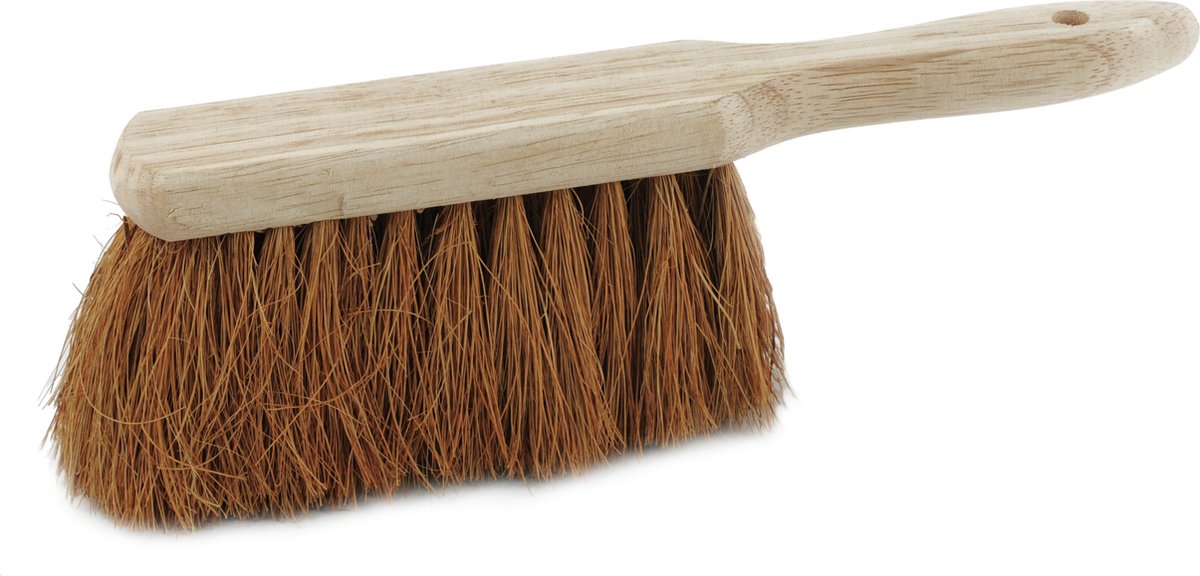 Goedkoopste Sorex Houten stoffer - 28 cm - kokosvezel - voor binnen en buiten - handveger - vegen