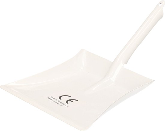 Kinder schoonmaak set 3-delig bestaande uit wit stoffer en blik en strobezem 75 cm van Angel Toys — afbeelding 3