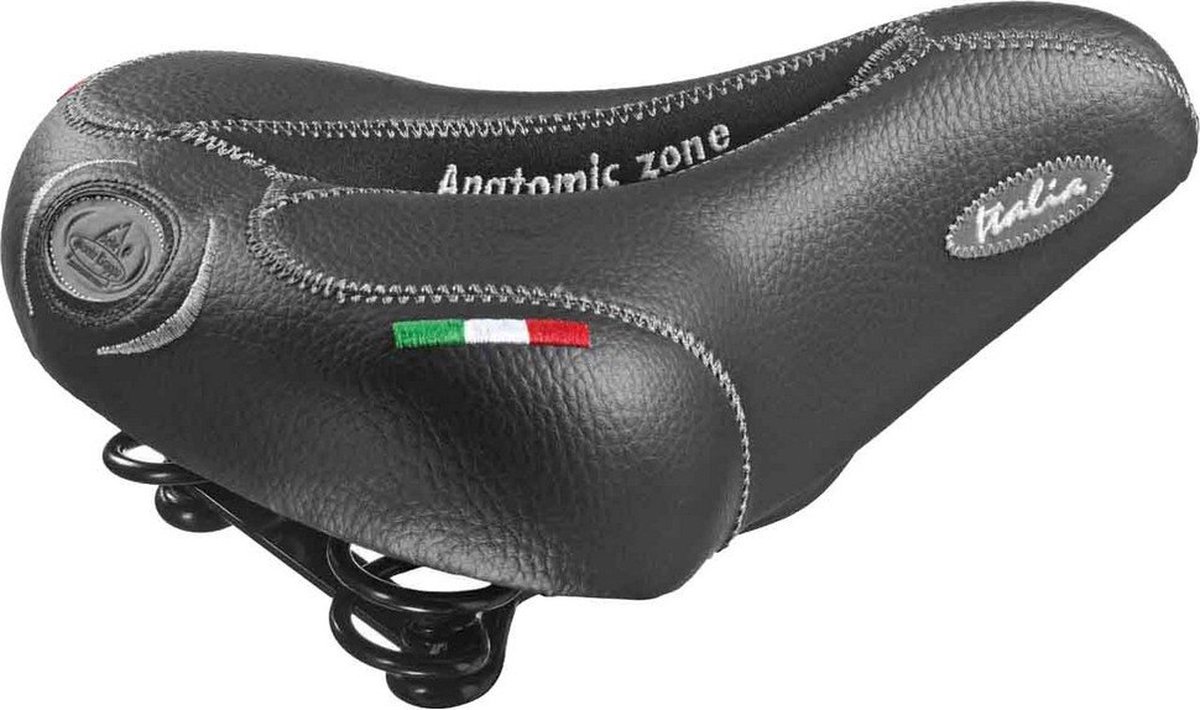 Selle Montegrappa Venus Zadel Zwart 200 mm Man,Vrouw